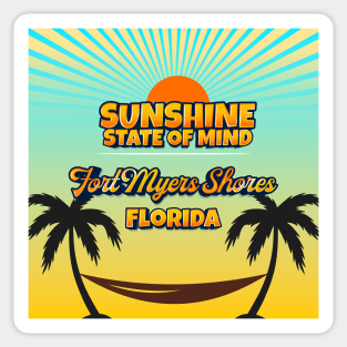 Fort Myers Shores Florida - Sunshine State of Mind Sticker